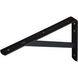 Plankdrager - Zwart - Metaal - 250 x 400 mm