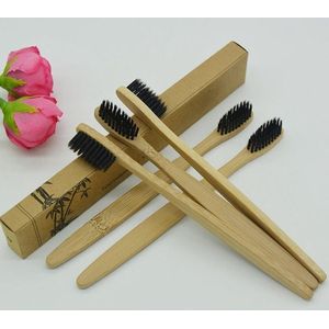 Bamboe Tandenborstel - Zacht/medium voor gevoelige tandvlees - 100% organic