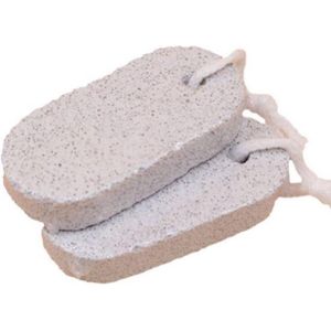 Puimsteen - 2 Stuks - Eeltverwijderaar - KELERINO. - Wit