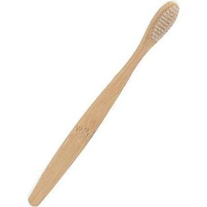 KELERINO. Bamboe Tandenborstel Zacht/medium - 2 stuks - Wit