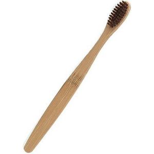 KELERINO. Bamboe Tandenborstel Zacht/medium - 10 stuks - Coffee
