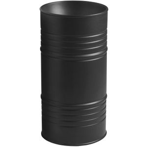 Barrel keramische wastafel 42x90 met overloop mat zwart