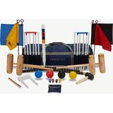 Ubergames - Ultieme Executive Croquet Set - Engels Tuinspel -  Koperen banden, kunststof ballen, 16 mm dikke stalen poorten Met Tas Klasse en Geweldig Met Tas Kwaliteit en Klasse