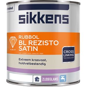 Sikkens-Rubbol-BL Rezisto Satin-Ral 9010 Gebroken Wit-1 liter
