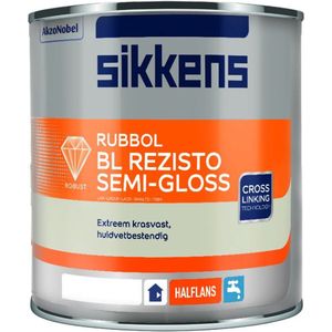 Sikkens Rubbol BL Rezisto Semi-Gloss RAL9005 Gitzwart 2,5 Liter