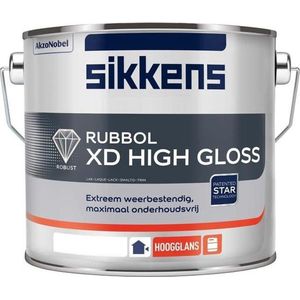 Sikkens Rubbol XD High Gloss G0.05.85 Mergelwit 2,5 Liter