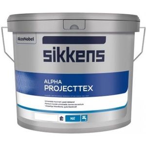 Sikkens Alpha Projecttex RAL 9010 Gebroken wit 5 Liter