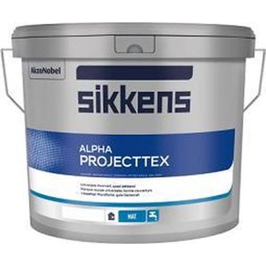 Sikkens Alpha Projecttex RAL 9016 Verkeerswit 10 Liter