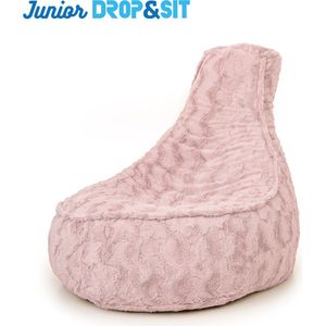 Drop & Sit Stoel Zitzak Bont - Rose - Junior - Voor Binnen
