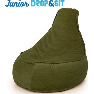 Drop & Sit Stoel Zitzak Ribstof – Hunter – Junior – Voor Binnen