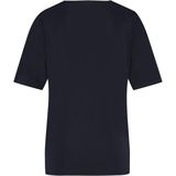 Studio Anneloes T-shirt blauw (Maat: XXS) - Effen - Halslijn: V-hals,