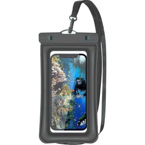 Waterdichte Telefoonhoesjes Drijvend - Universele Drybag Onderwater Zwart