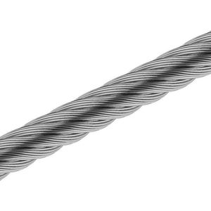 4mm Staalkabel / Staaldraad - gegalvaniseerd - 25 meter