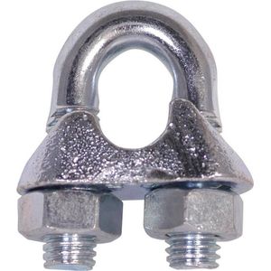 Staaldraadklem Kabelklem - 40mm - Gegalvaniseerd