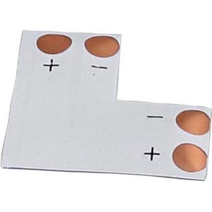 L connector - 10mm PCB - 2 pin - één kleur