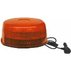 Dak zwaailicht ORANJE - 48 LED - R10 / R65 - E keurmerk - magnetische bevestiging