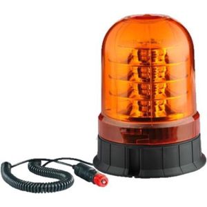 ORANJE dak zwaailicht - 24 LED - R10 / R65 - E keurmerk - magnetische bevestiging