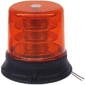 ORANJE zwaailicht - 12V/24V - 36 LED SMD - E-keurmerk - R65 / R10 - Vaste aansluiting met stroomkabel