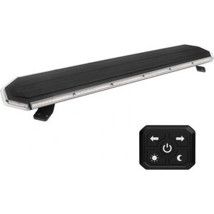 LED zwaaibalk - 61cm - ECE R65 R10 - Amber - Inclusief controller