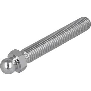 Stelvoet met kogelgewricht - M10 x 40mm - Gegalvaniseerd- 2 stuks