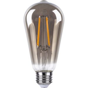LED Filament Lamp - Smokey - E27 - 6 Watt - Extra warm wit - 540 Lumen - ST64
