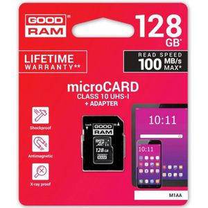 Micro SDXC kaart - 128GB - Klasse 10