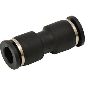 2x Rechte pneumatische insteekkoppeling - 6 bar - 8mm - Kunststof