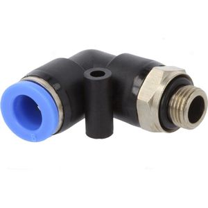 2x Haakse inschroef insteekkoppeling 8 x G1/8"" - 15 bar