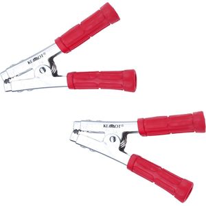 Accuklemmen set - 600A - 165mm - Rood