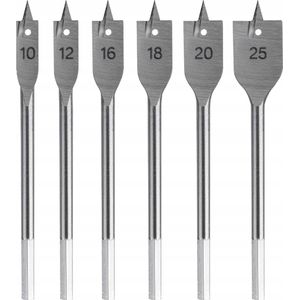 Speedboren set - 6 delig - Houtbewerking