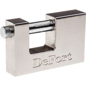 Blokslot extra stevig - 90mm - 3 sleutels - Gietijzer
