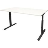Linesto - Plus Bureau - Licht Grijs - Aluminium T-Poot Frame