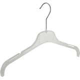 De Kledinghanger Gigant - F01/38 - Kledinghanger - Transparant - 20 Stuks - Blousehanger - Shirthanger - 38 cm