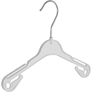De Kledinghanger Gigant - Kledinghanger - Baby - T26 - 20 Stuks - Blousehanger - Shirthanger - Kunststof - Wit - Rokinkepingen - 26 cm - Kleerhanger - Babybügel - T-Serie (T26_01/20)