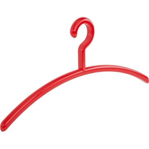 De Kledinghanger Gigant - Garderobehanger - Jassenhanger - Volwassenen - 6350 - 20 Stuks - Elegance - Kunststof - Rood - 45 cm - Kledinghanger - Kleerhanger (6350_06/20)