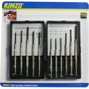 Kinzo 11 delige precisie schroevendraaierset
