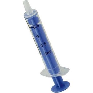 Set van 100 doseerspuiten (2 ml, zonder naald, voor veelvuldig gebruik)
