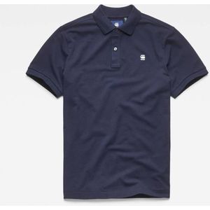 G-Star - D11595-5864-6067 Polo Dunda Slim - Marineblauw - Biologisch Katoen