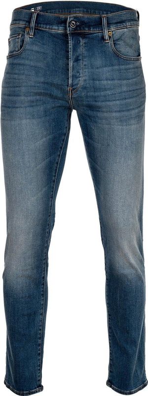 G-Star - 3301 Slim Jeans - Denim - Blauw - Katoen