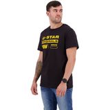 G-STAR - Raw Graphic T-shirt - Zwart - Katoen - Rechte Pasvorm
