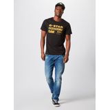 G-STAR - Raw Graphic T-shirt - Zwart - Katoen - Rechte Pasvorm