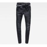 G-star Lynn Mid Waist Super Skinny Jeans Grijs Vrouw