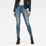 G-star - Midge Zip - Spijkerbroek - Indigokleur - Midden Taille - Skinny