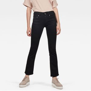 G-Star Raw  MIDGE MID BOOTCUT WMN  Broeken  dames Zwart