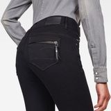 G-star Midge Cody Mid Waist Skinny Jeans Zwart Vrouw