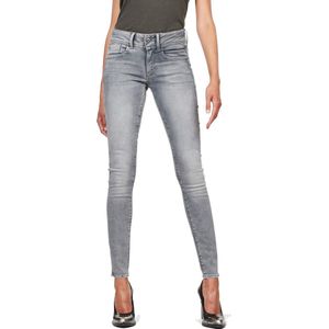 G-Star RAW Jeans Lynn Mid Waist Skinny Jeans 46 9882 B336 Faded Industrial Grey Dames