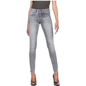 G-star Lynn Mid Waist Skinny Spijkerbroek Grijs Vrouw