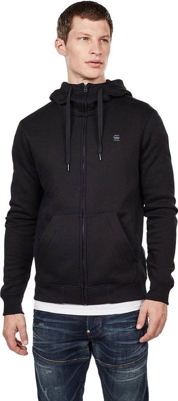 G-star - Premium Core - Sweatshirt - Met Rits - Zwart