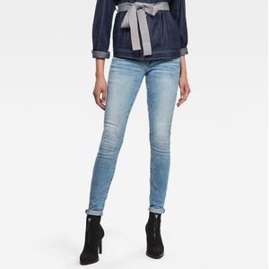 G-STAR RAW Skinny Jeans 3301 - Dames - Blauw (Lt Indigo Aged)