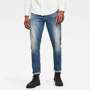 G-star Raw Jeans 3301 - Effen - Heavy Washed - Regular Pasvorm